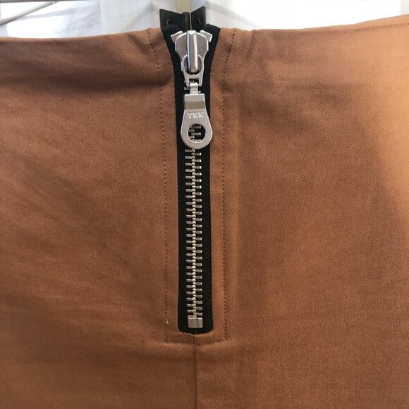 The Ragged Priest Brown Mini Skirt Cut Out Sides Size 8 - Picture 10 of 10